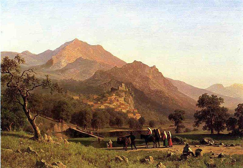 Albert Bierstadt Rocca de Secca China oil painting art